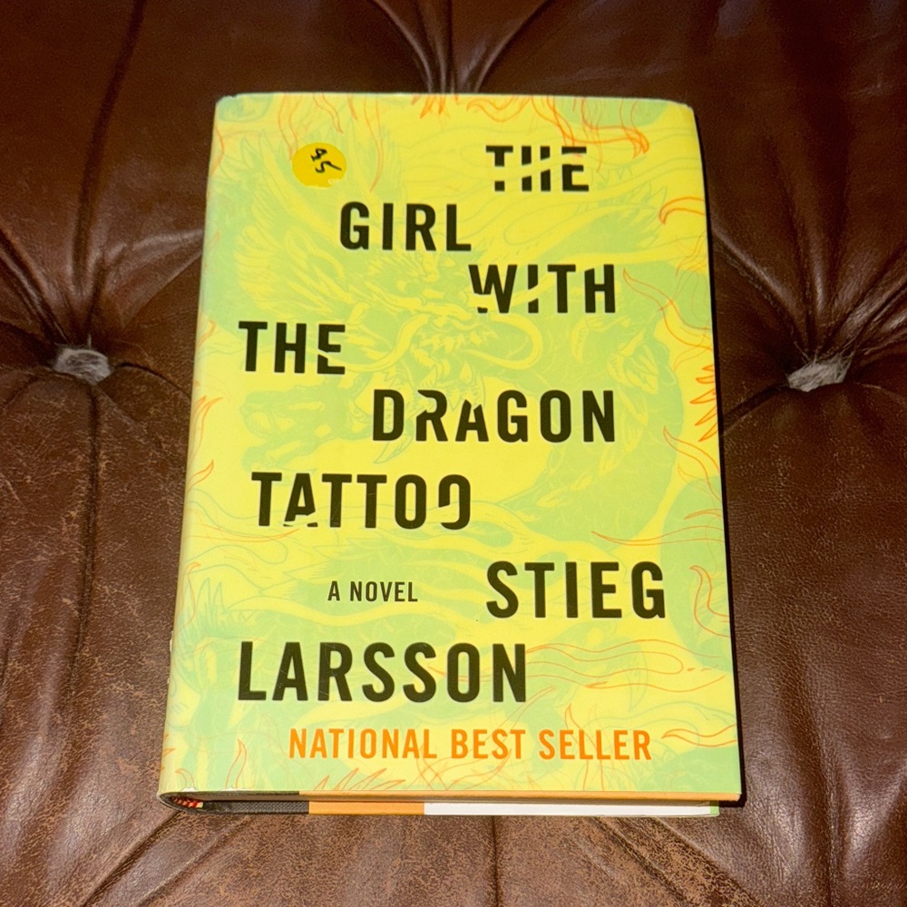The Girl with the Dragon Tattoo Hardcover Book